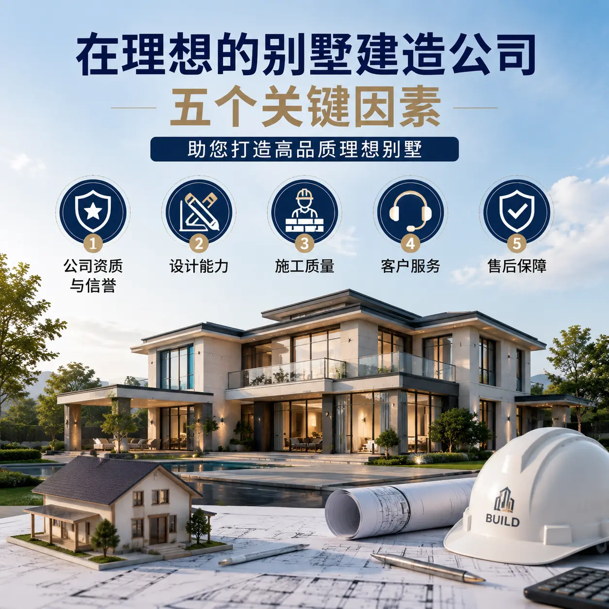 在 赫章 找到理想别墅建造公司的五个关键因素