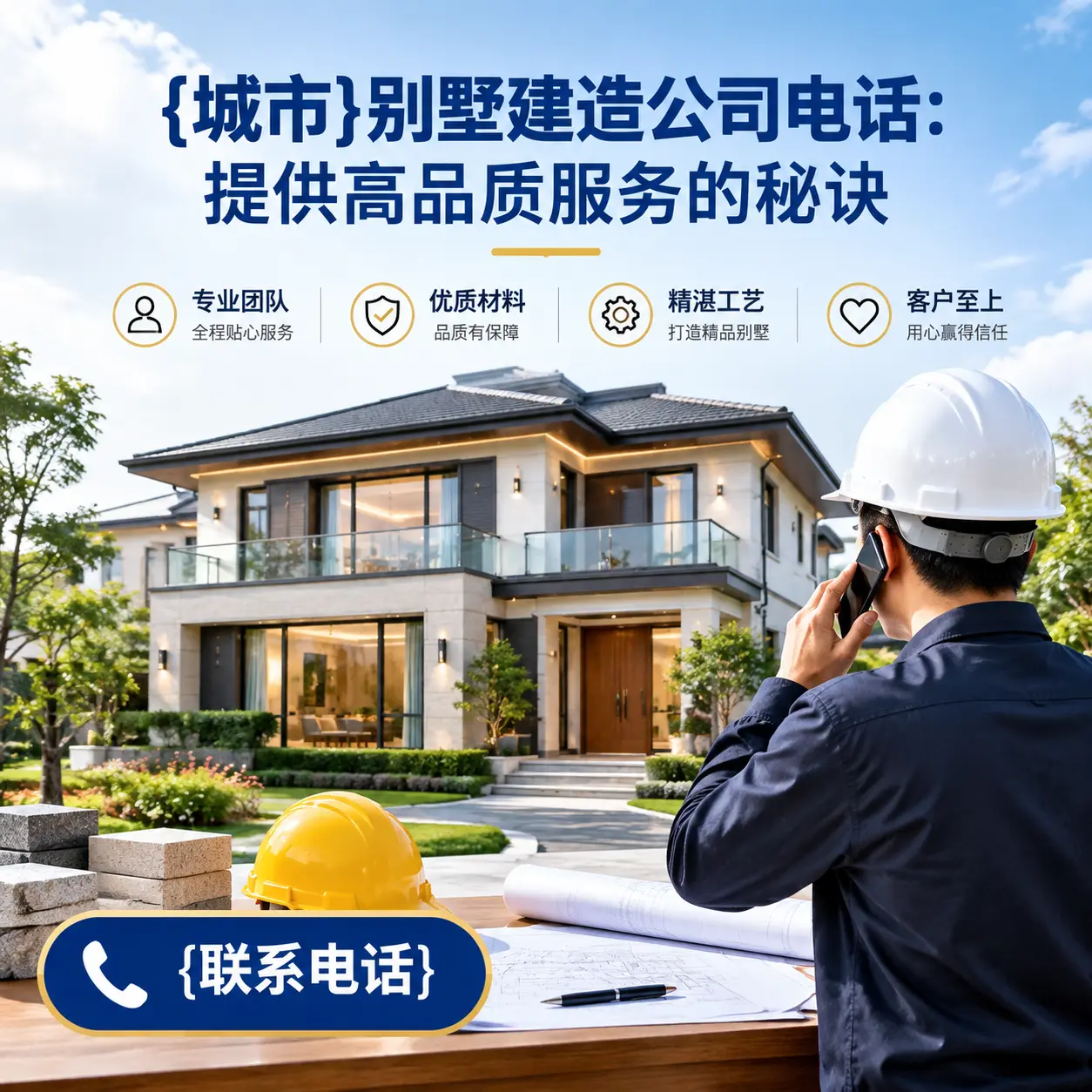 赫章别墅建造公司电话：提供高品质服务的秘诀