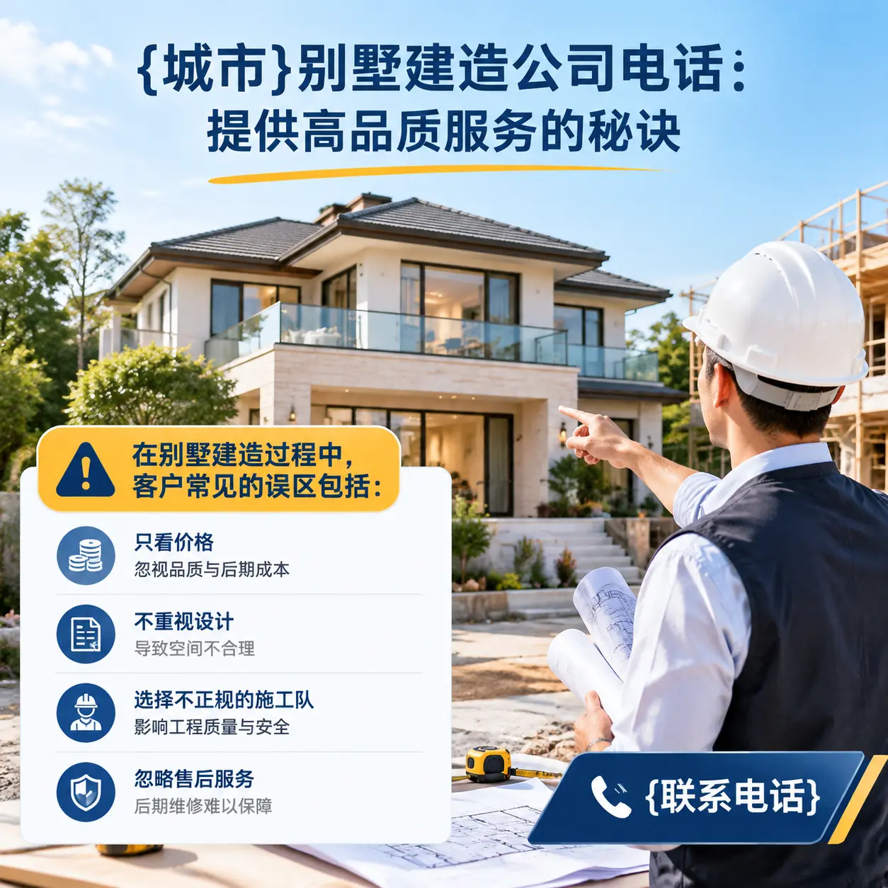 赫章别墅建造公司电话：提供高品质服务的秘诀