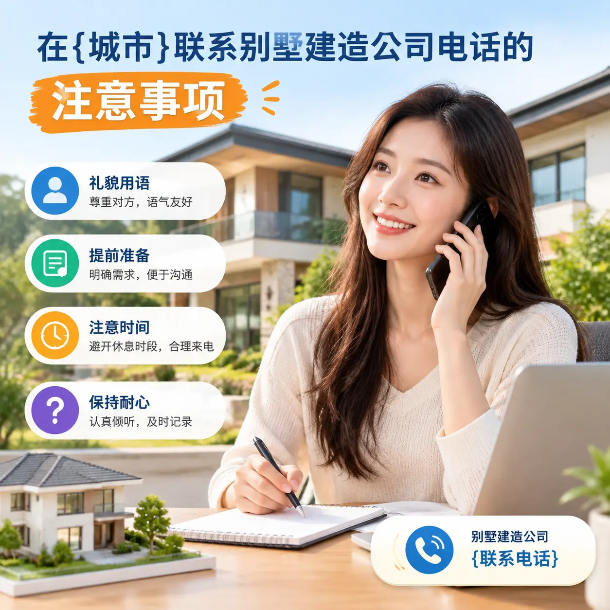 在赫章联系别墅建造公司电话的注意事项
