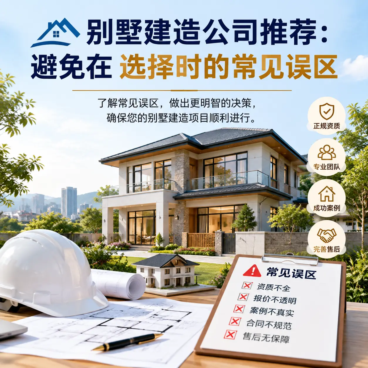 别墅建造公司推荐：避免在 赫章 选择时的常见误区