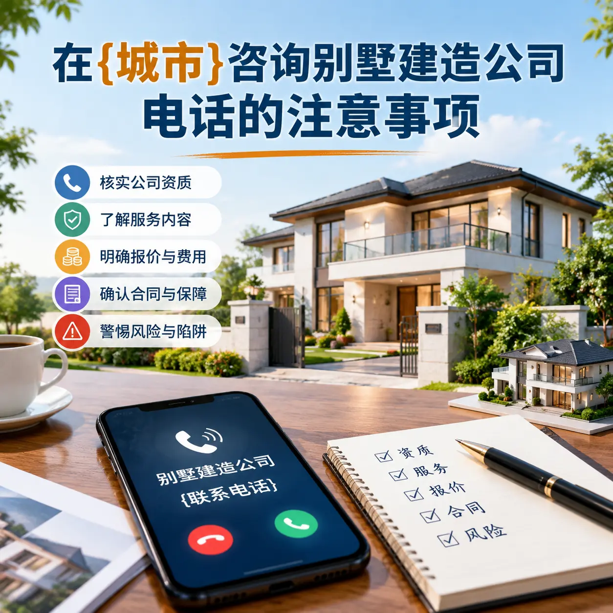在赫章咨询别墅建造公司电话的注意事项