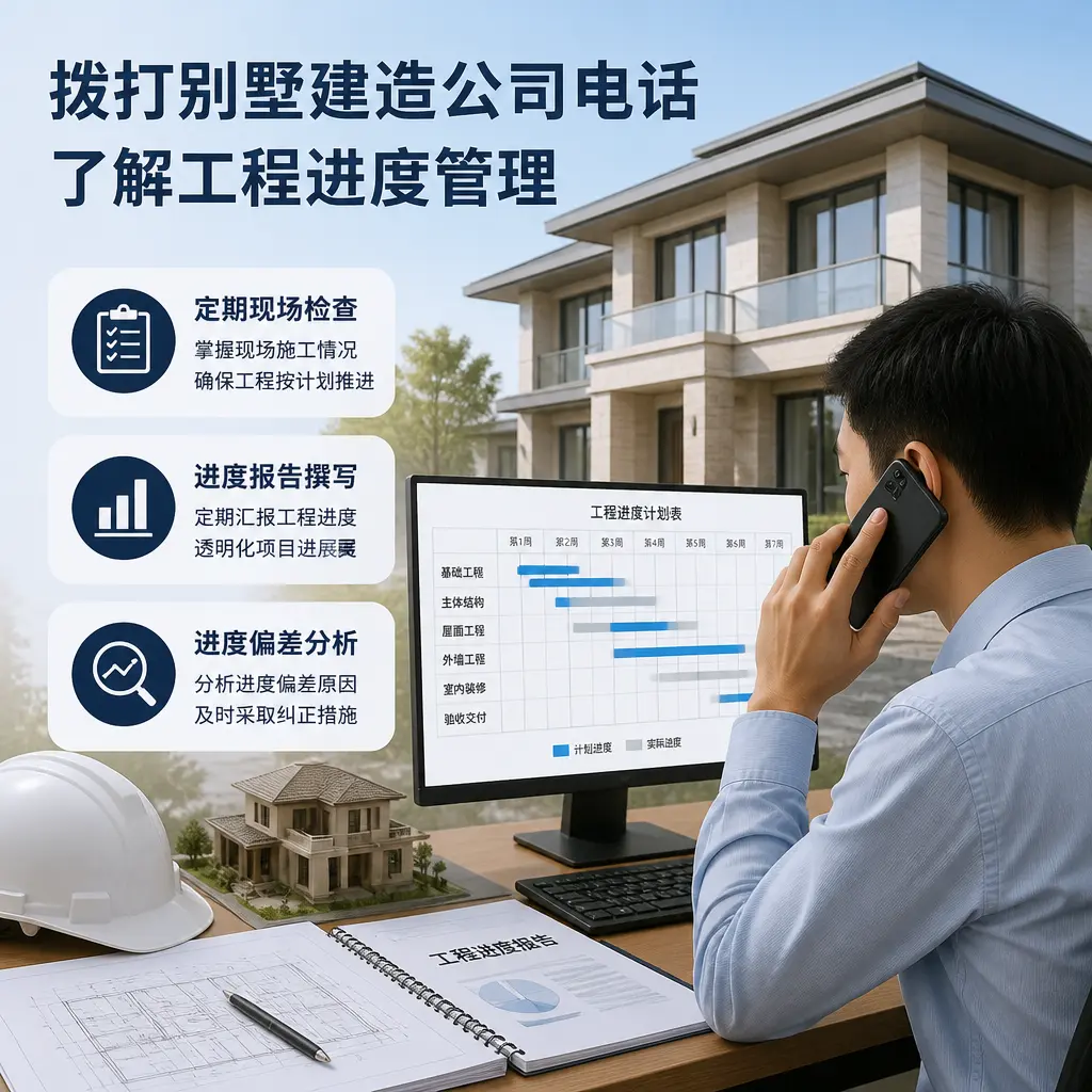 拨打赫章别墅建造公司电话,了解工程进度管理