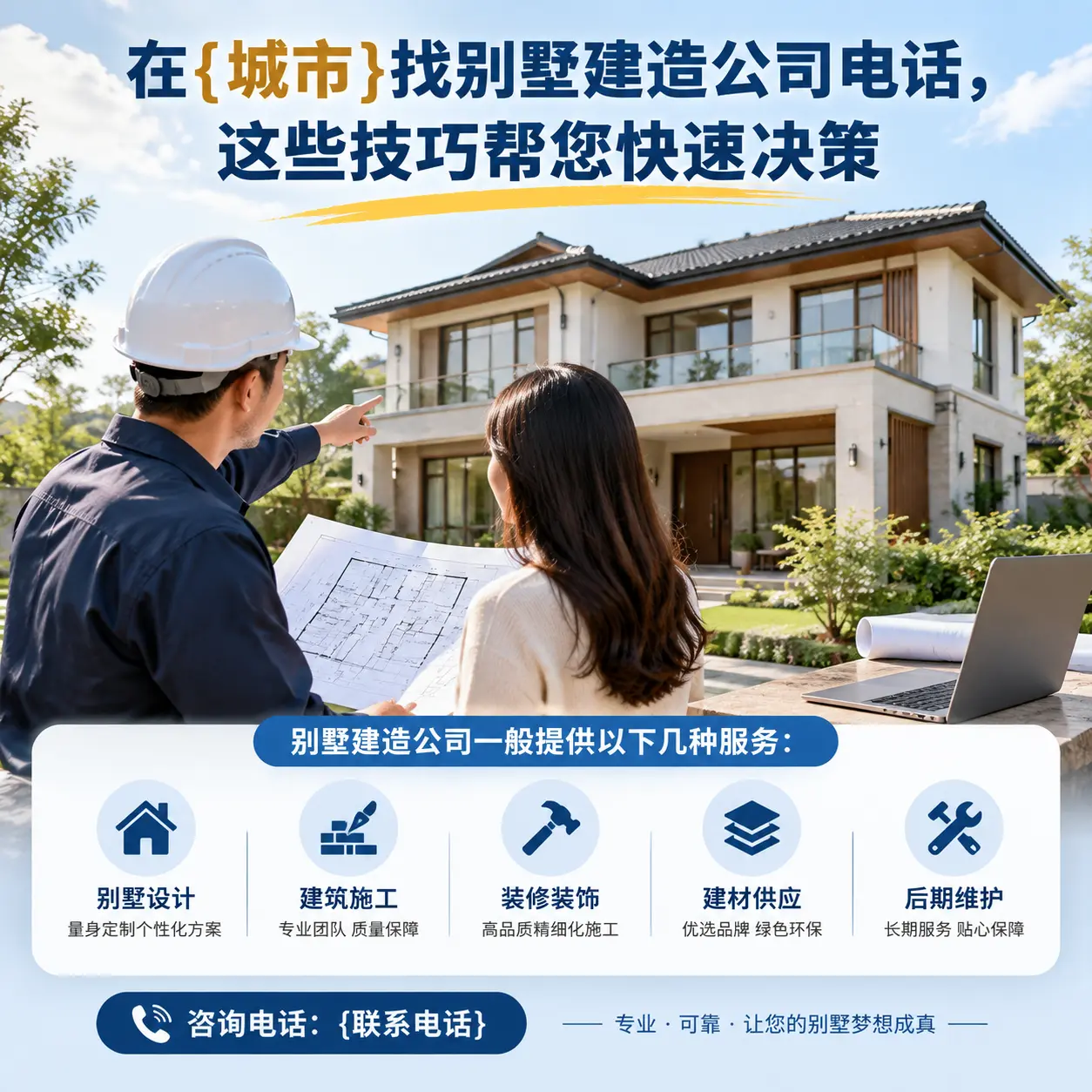 在赫章找别墅建造公司电话，这些技巧帮您快速决策