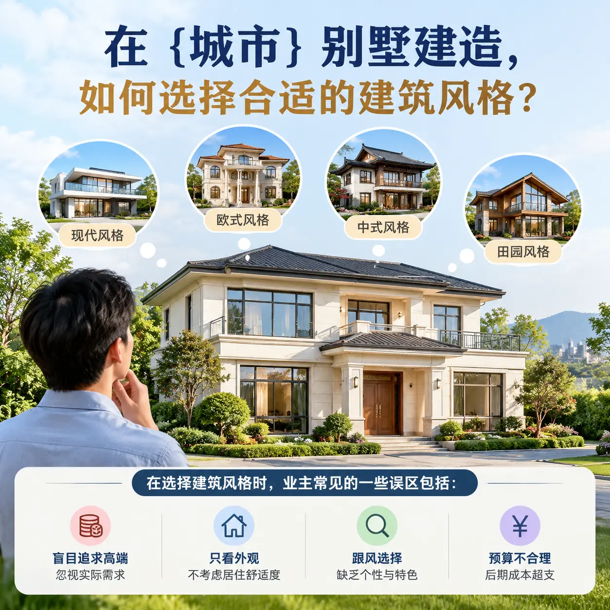 在 赫章 别墅建造，如何选择合适的建筑风格？